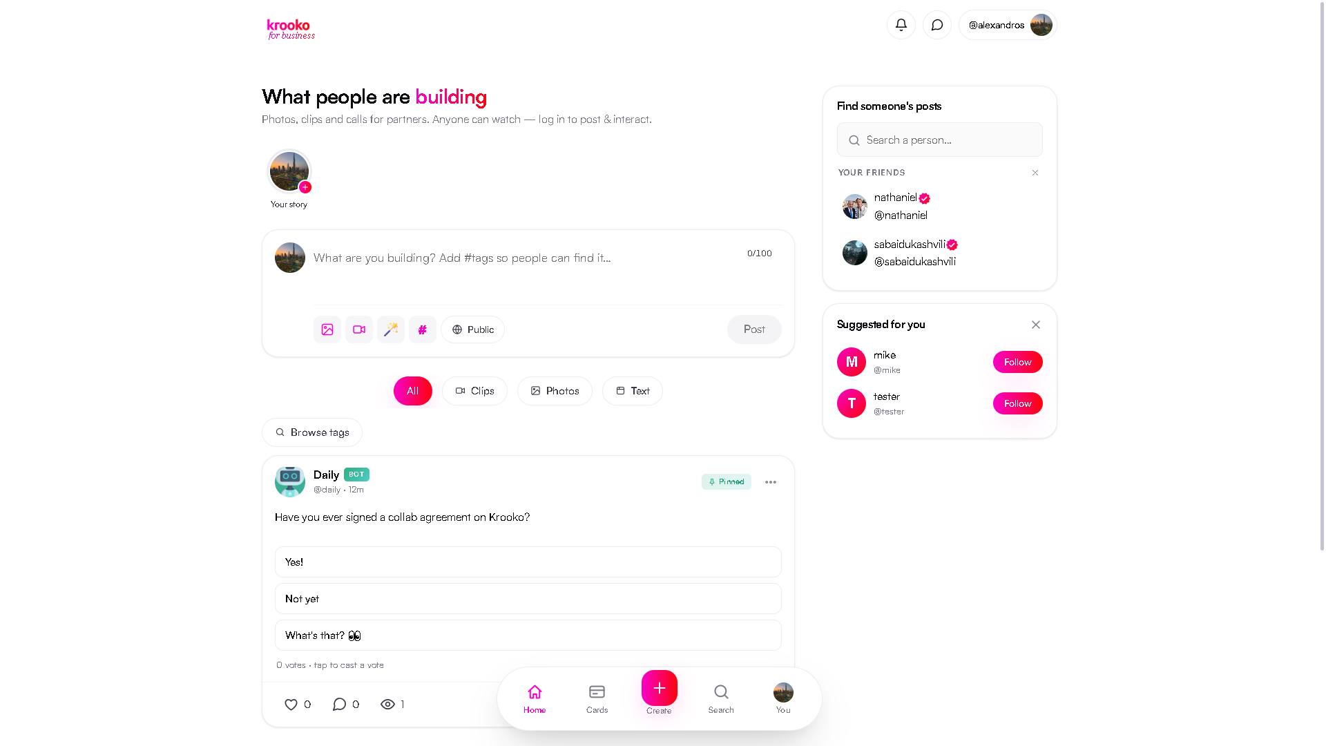 The feed composer, with the magic-wand button circled